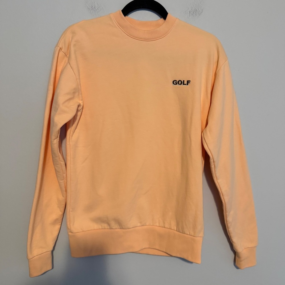 NWT Golf Wang Tyler the Creator sweatshirt crewneck XS creamsicle cotton casual